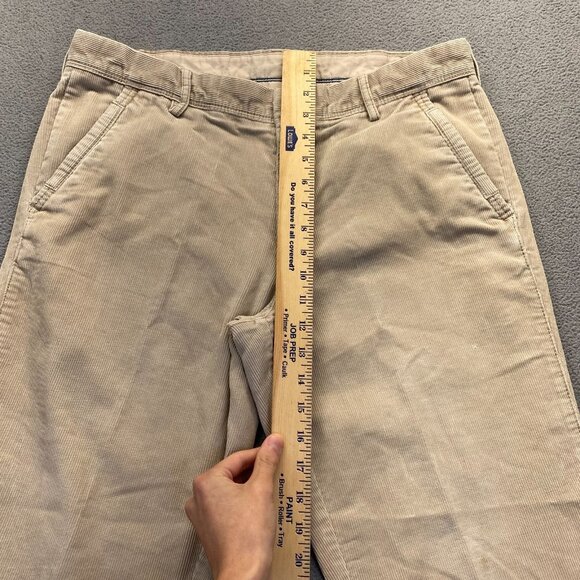 LK Life Made Simple Corduroy Pants Men's Size 34X32 Straight Leg Flat Front - Picture 6 of 14